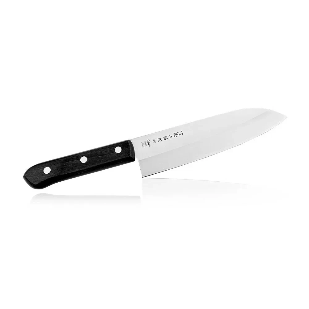 фото Кухонный нож, японский шеф нож сантоку tojiro, лезвие 17 см, сталь vg10, япония, f-311