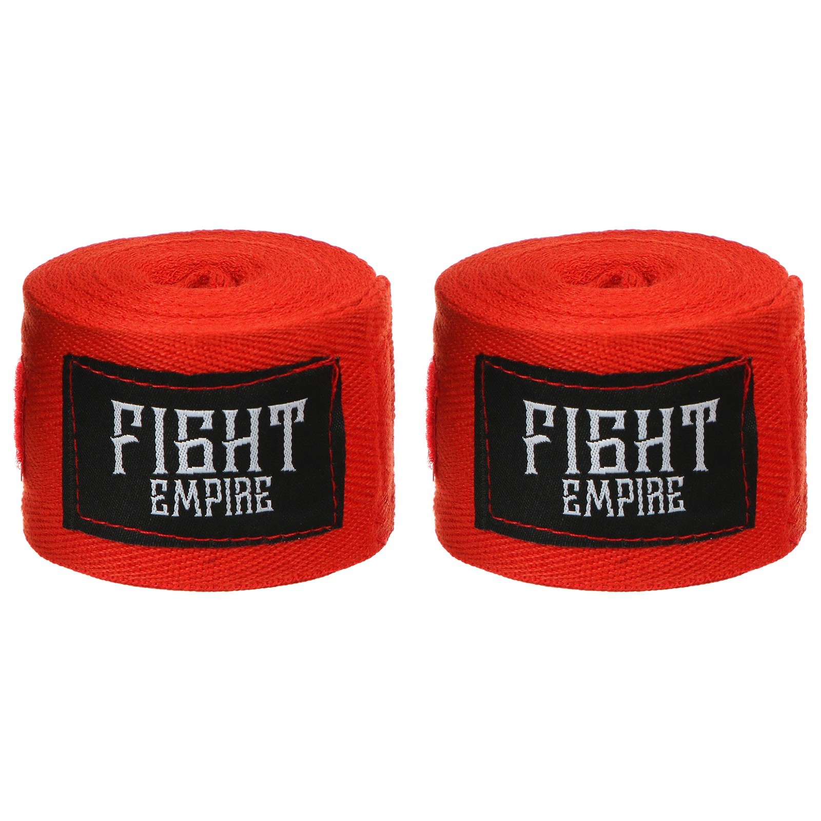 фото Боксерские бинты fight empire cotton красный 4 м