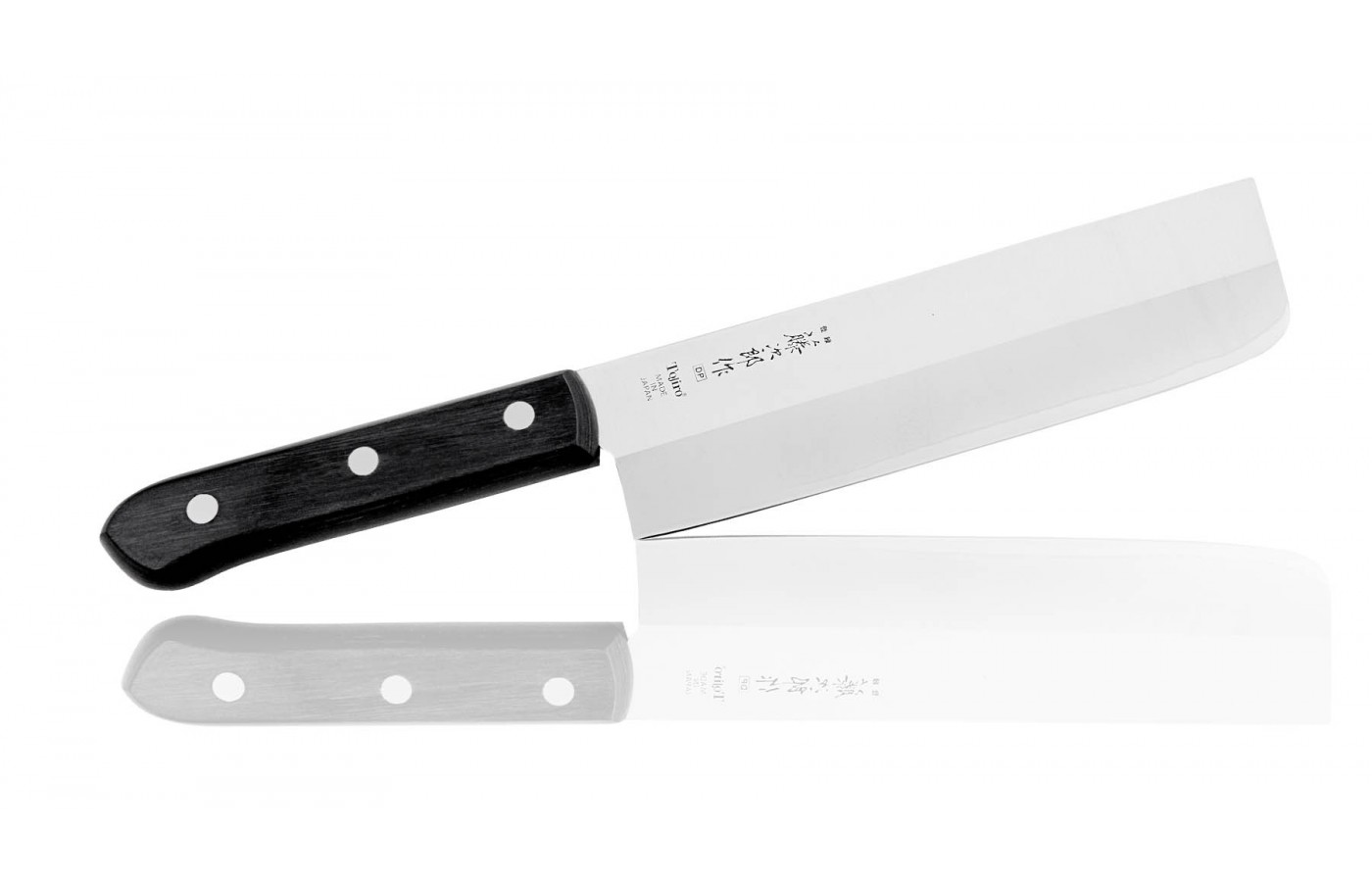 фото Нож кухонный накири, для овощей, сталь vg-10, лезвие 16.5 см, япония tojiro