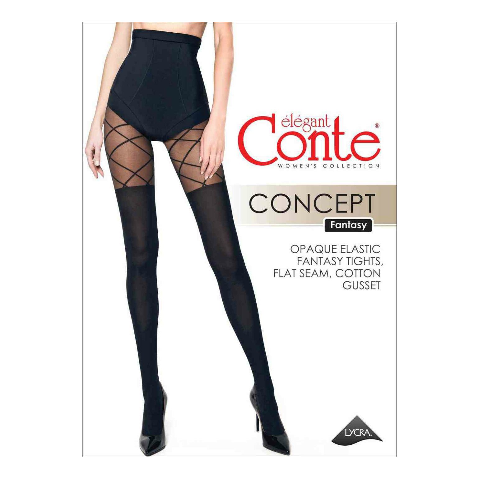 

Колготки женские Conte Elegant черные 5, Черный