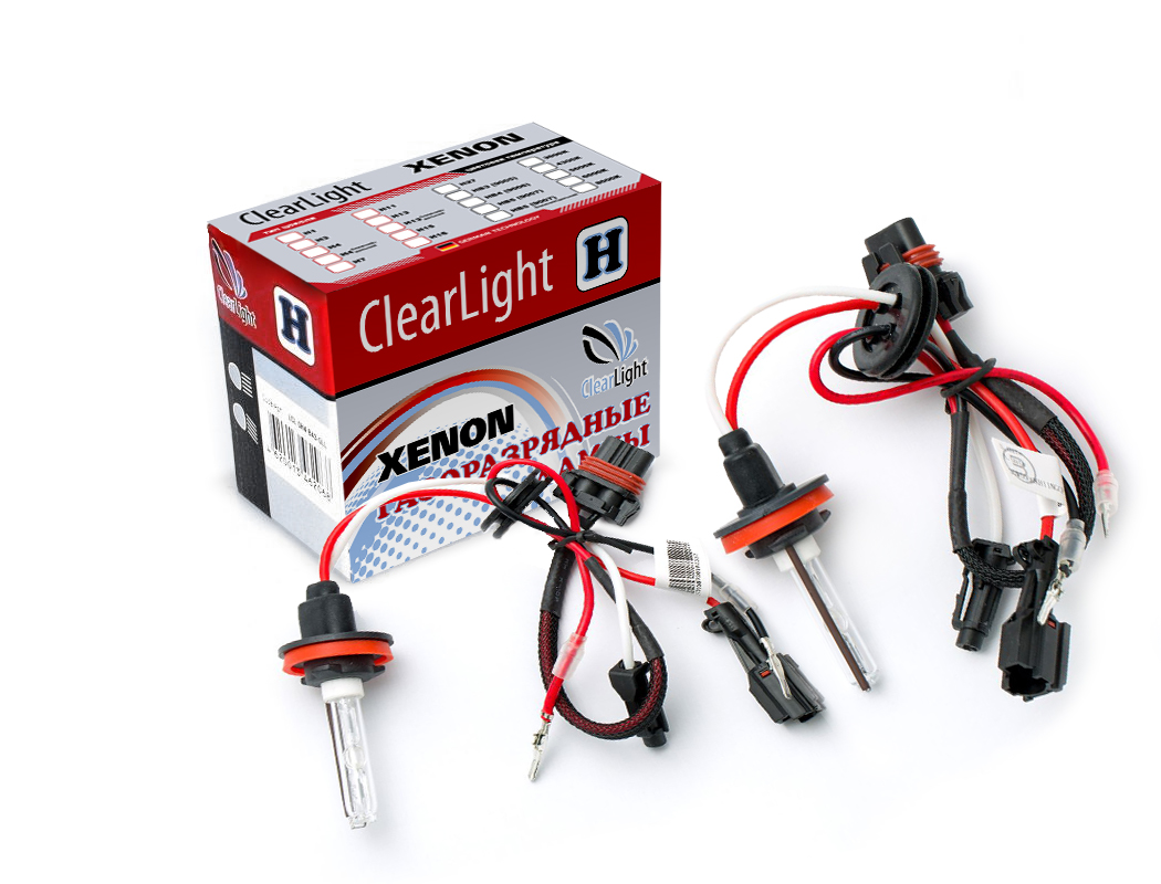 фото Комплект ксеноновых ламп clearlight h7 8000k (2 шт.)