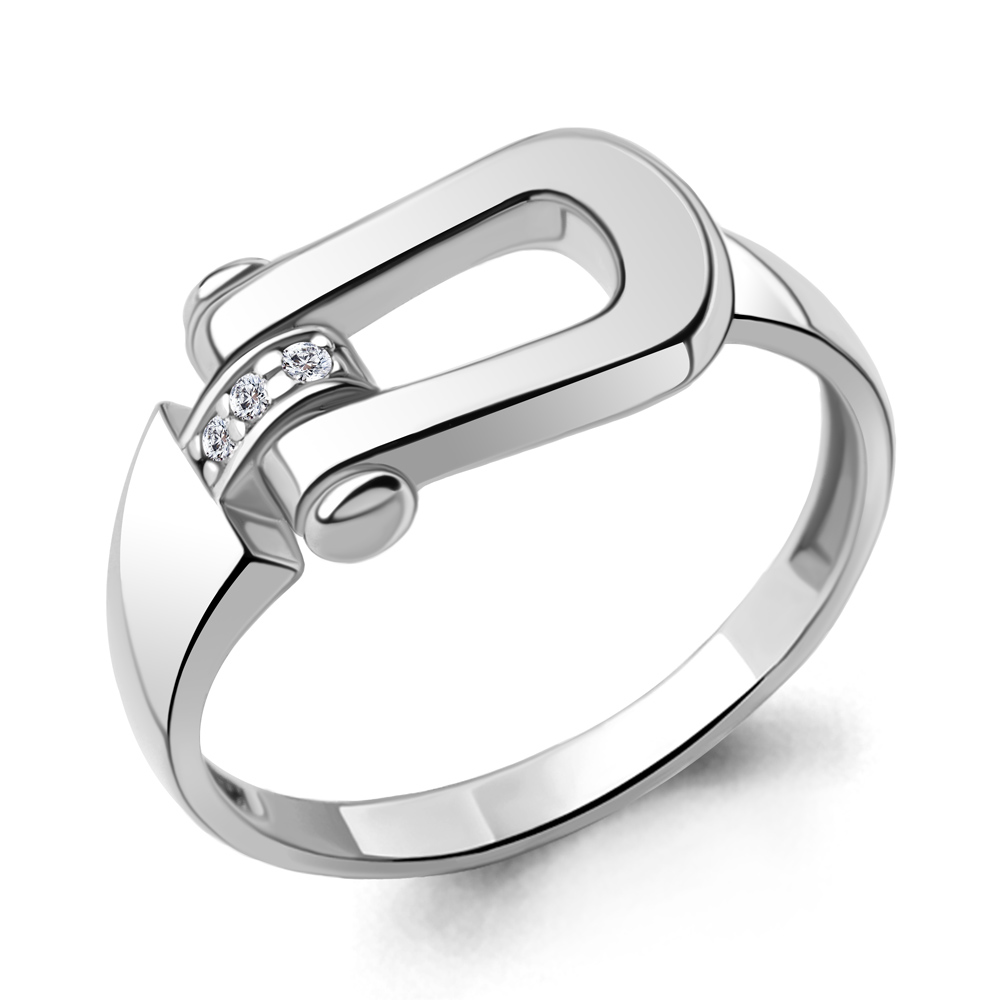 

Кольцо из серебра с фианитом Aquamarine Aquamarine 67434А_925_р р. 21, 67434А_925_р