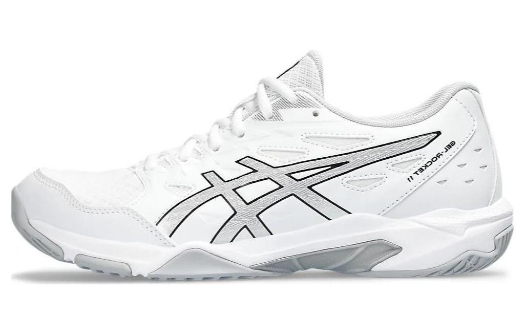 

Кроссовки унисекс Asics Gel-Rocket 11 'White Pure Silver' белые 44 EU, Белый, Gel-Rocket 11 'White Pure Silver'