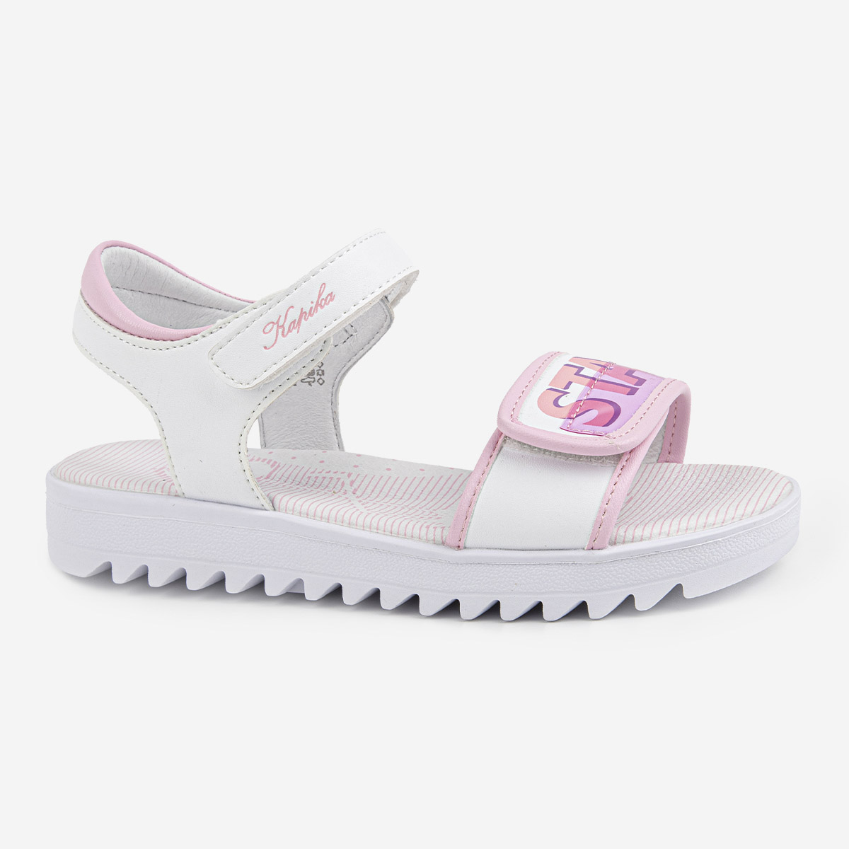 

Сандалии детские Kapika 33589п-1, цвет белый, размер 33 EU, 33589п