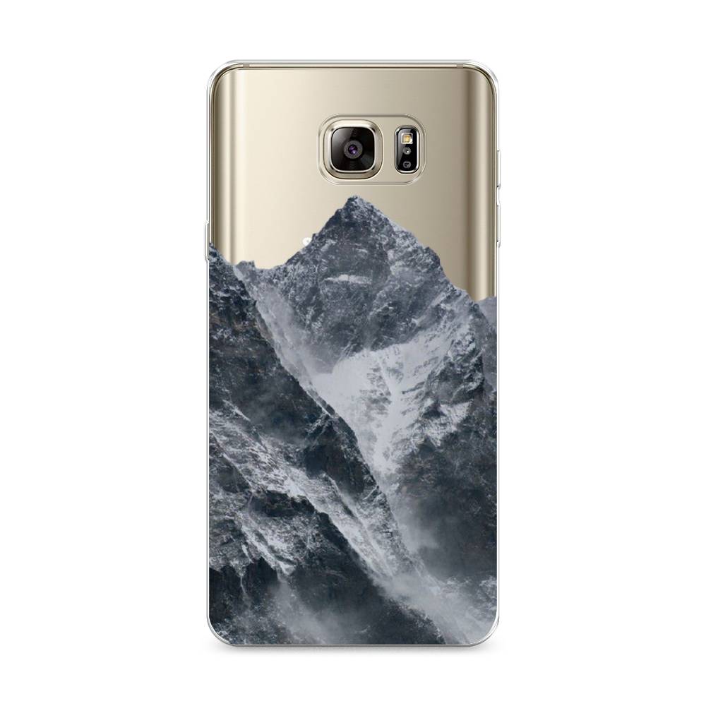

Чехол на Samsung Galaxy Note 5 "Горы арт 4", Серый;бежевый, 23550-2
