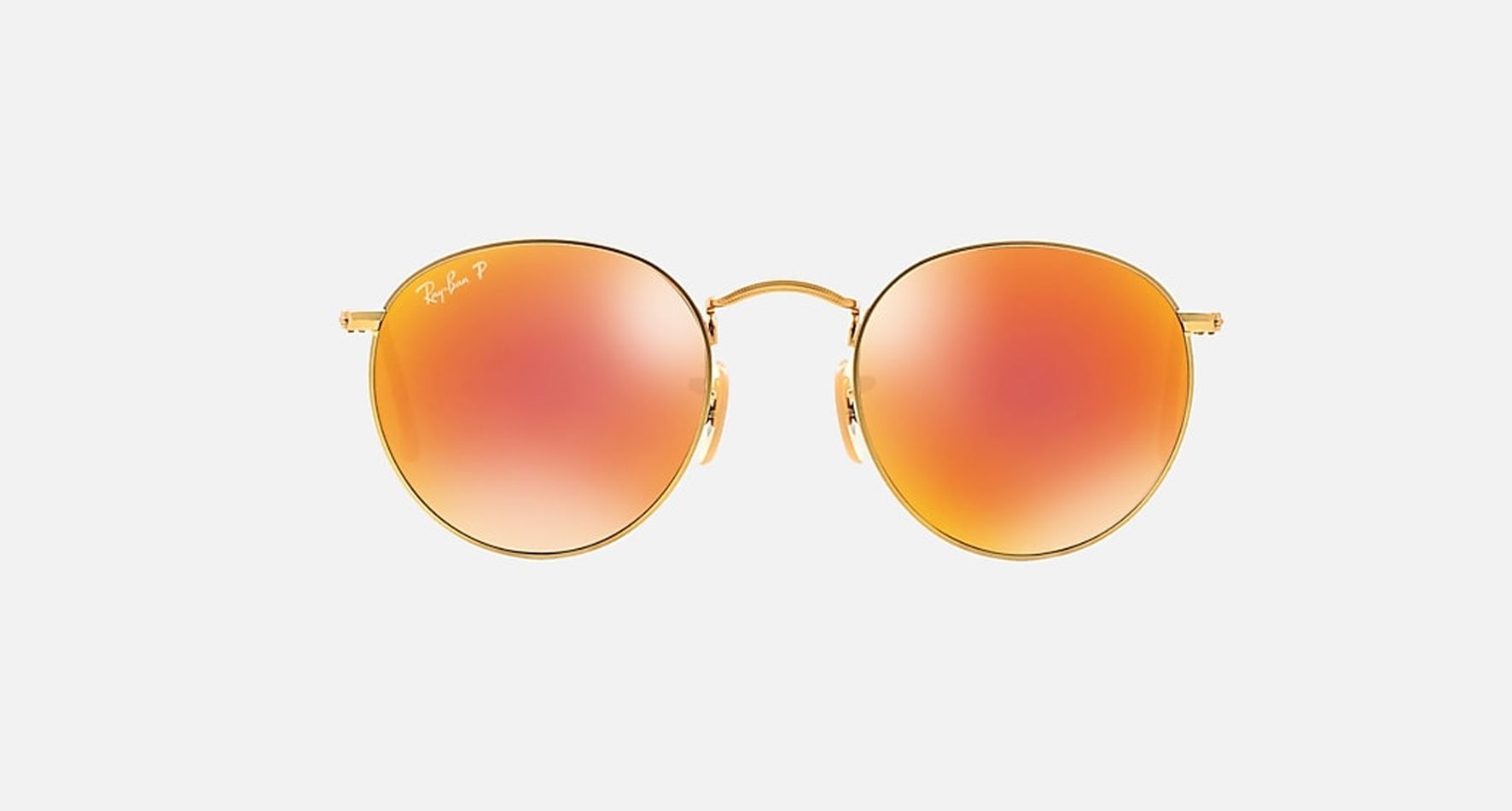 

Солнцезащитные очки унисекс Ray-Ban RB3447 золотые/оранжевые, RB3447
