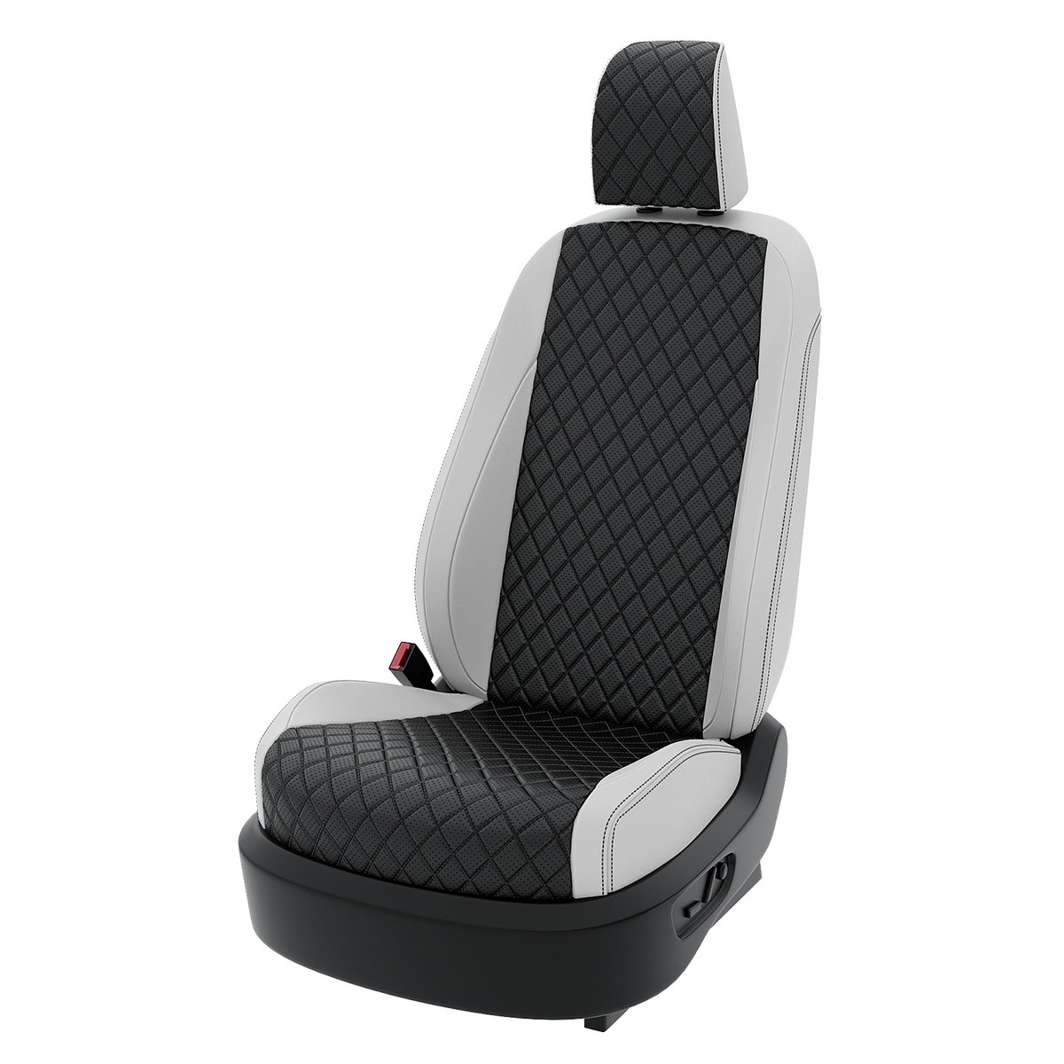 

Чехлы на сиденья Центр Авточехлов для Nissan X trail T-30 CNTRA1415F-С2-623 Экокожа ромб, Черный;белый, CNTRA1415