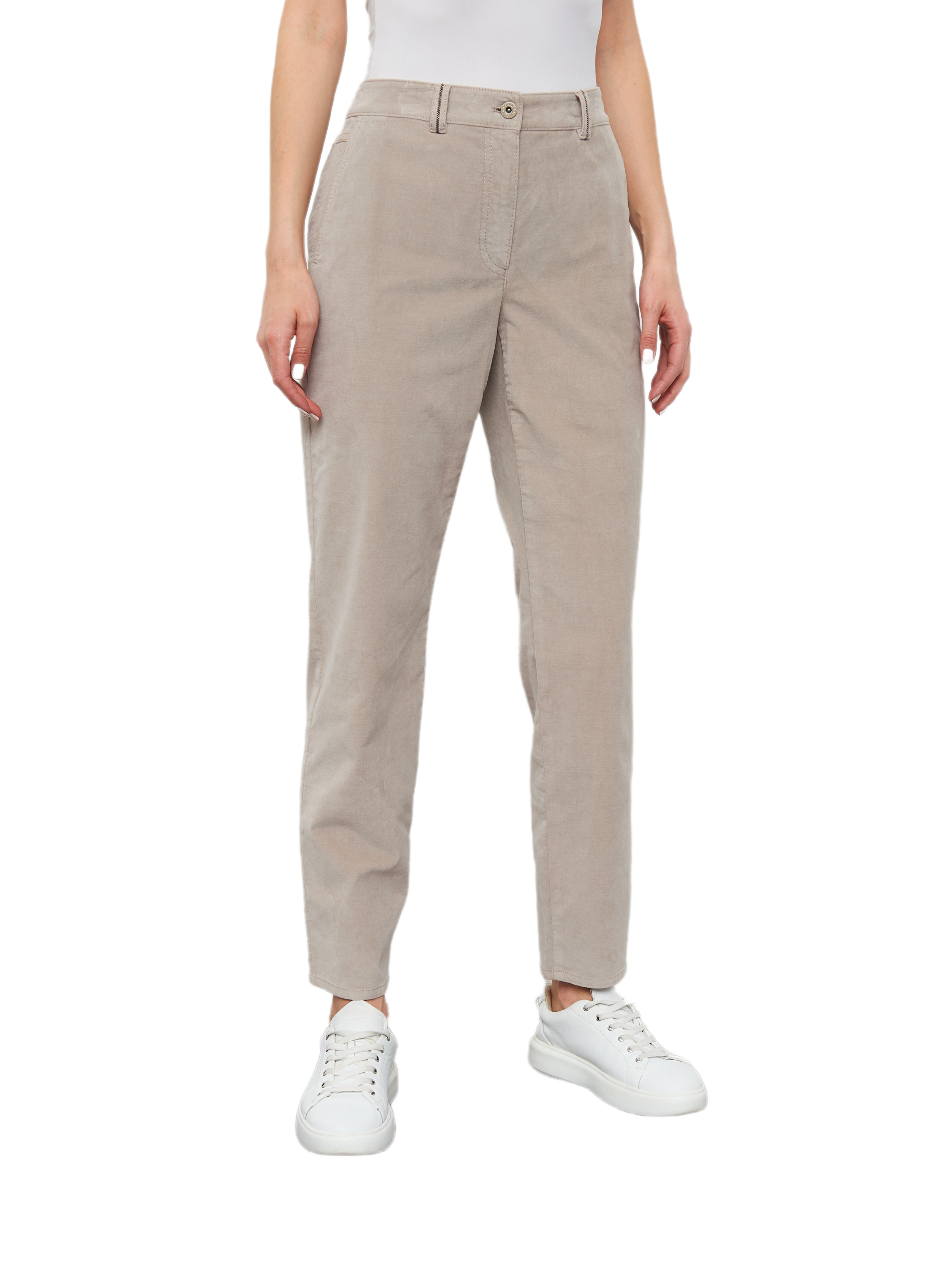 

Брюки женские Gerry Weber 220035-31276-90545-36 бежевые 36, Бежевый, 220035-31276