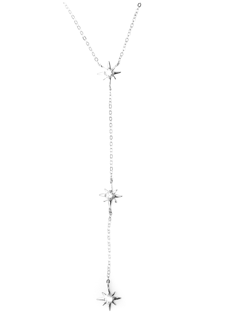 

Колье-галстук из серебра 39 см Адамант 8K03030-S, фианит, 8K03030-S