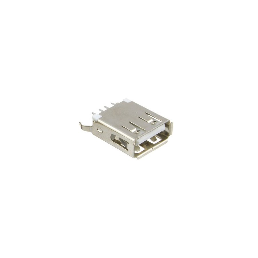 

Разъем USB(G) типа А, версия 2.0, 4 вывода, белый, 6x13x16