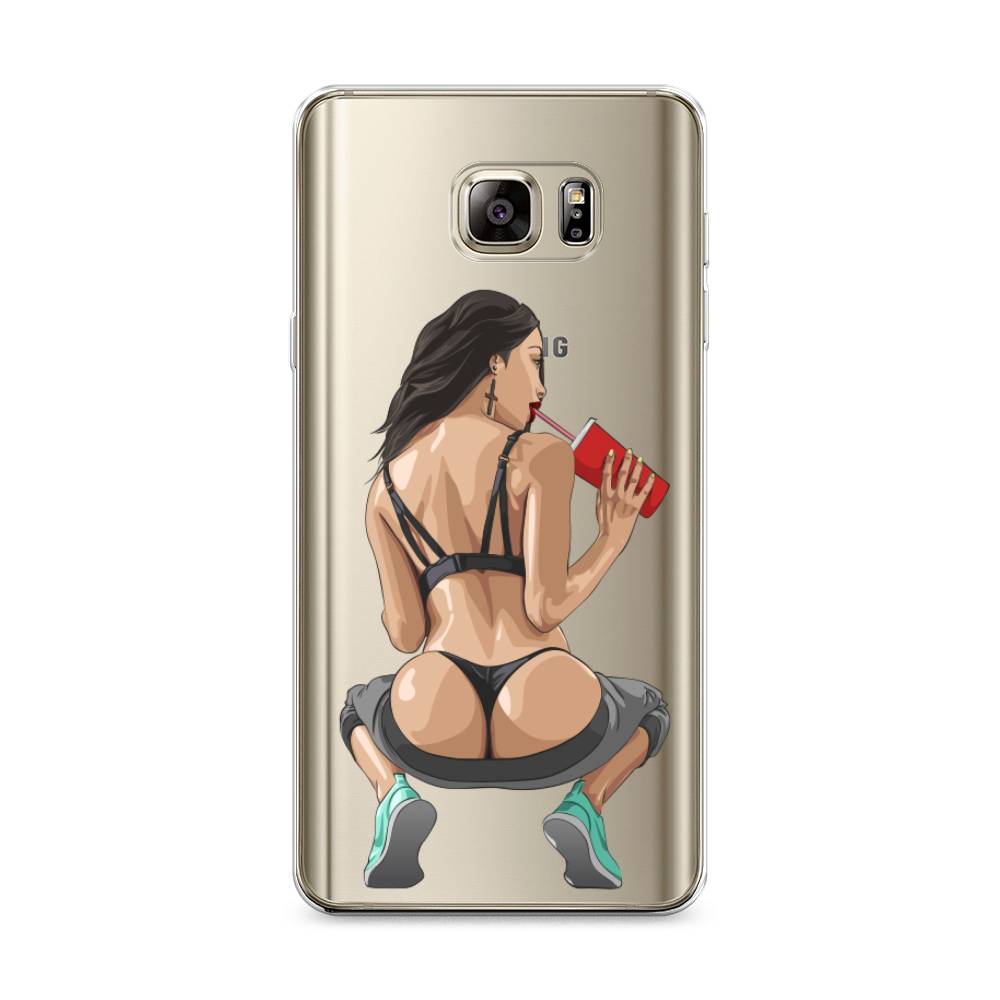 

Чехол на Samsung Galaxy Note 5 "Сочные булочки", Бежевый;красный;черный, 23550-6