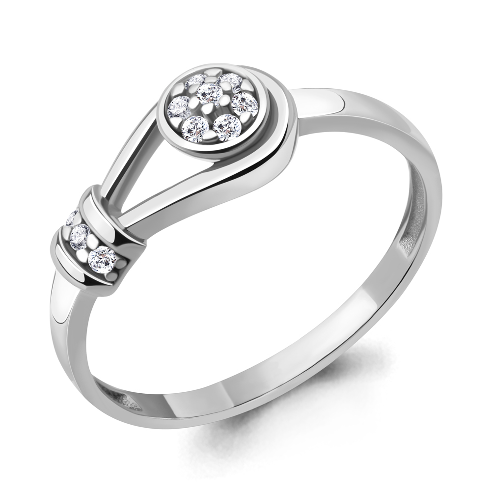 

Кольцо из серебра с фианитом Aquamarine Aquamarine 67432А_925_р р. 17, 67432А_925_р