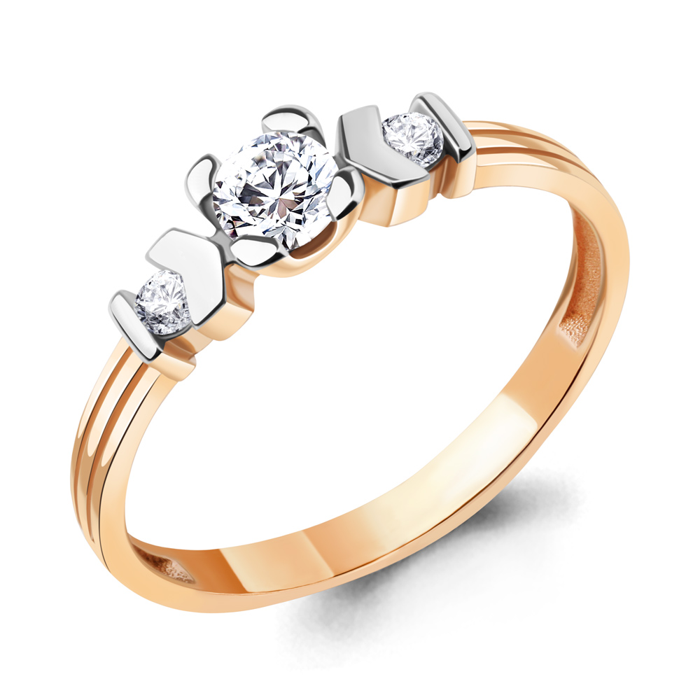 

Кольцо из серебра с фианитом Aquamarine Aquamarine 67429А_925_з р, 67429А_925_з
