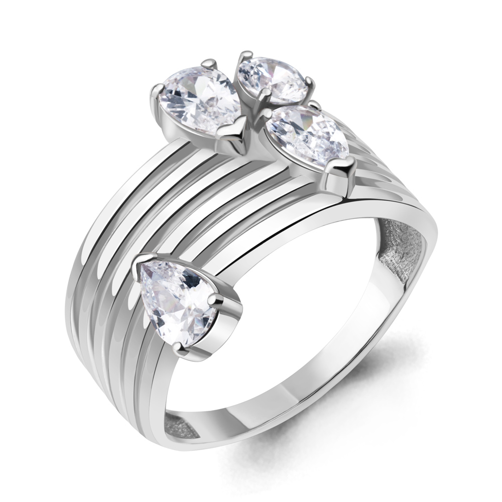 

Кольцо из серебра с фианитом Aquamarine Aquamarine 67427А_925_р р. 17, 67427А_925_р