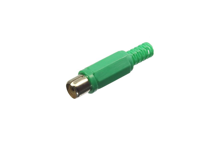 

Разъем RCA(G) зеленый НА ПРОВ