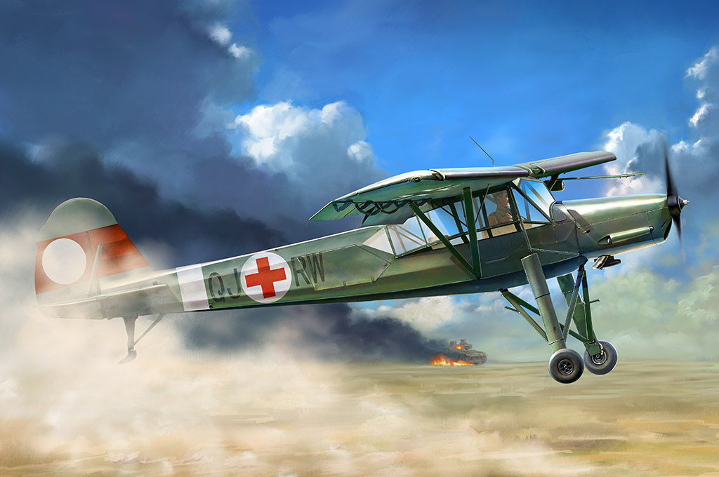 

Сборная модель HobbyBoss 1/35 Fieseler Fi-156 D-1 Storch 80182