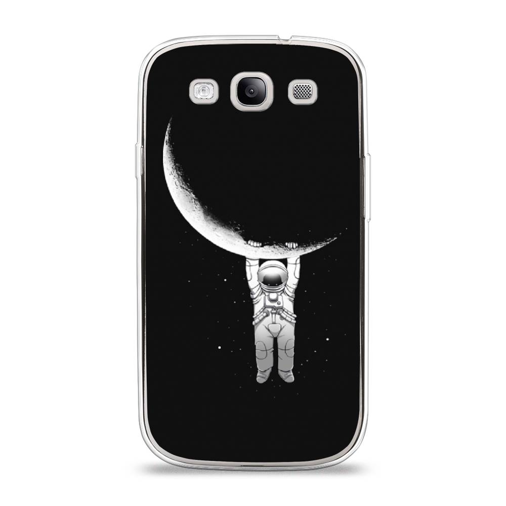 

Чехол Awog на Samsung Galaxy S3 / Самсунг S3 "Космонавт", Белый;черный, 23750-4