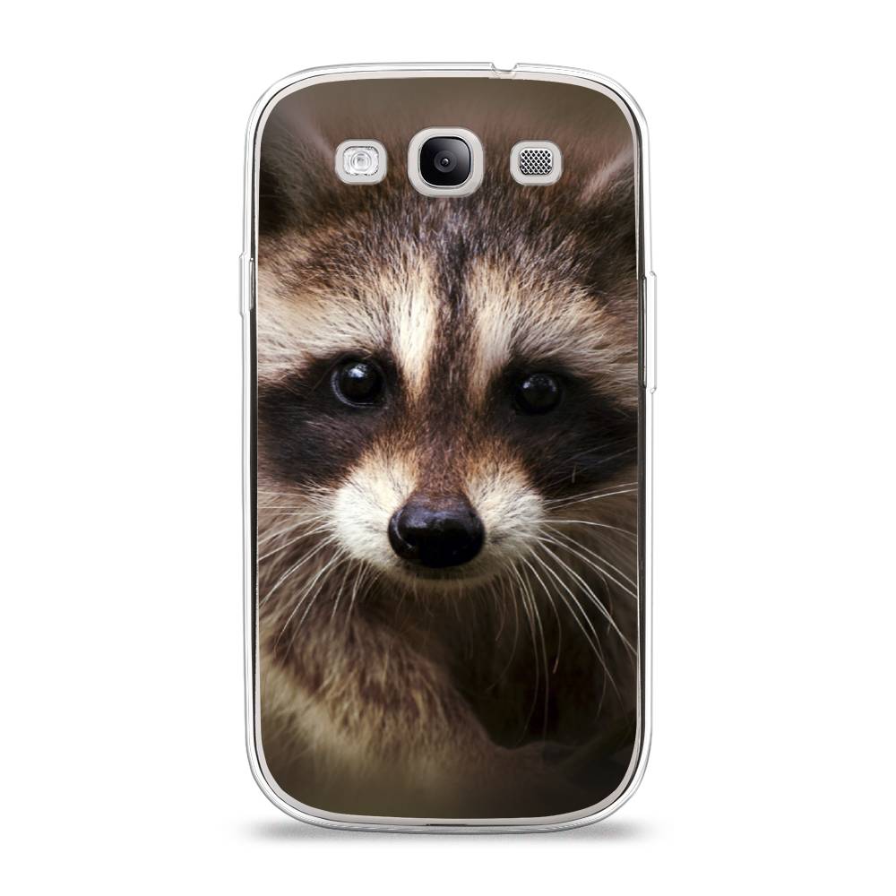 

Чехол Awog на Samsung Galaxy S3 / Самсунг S3 "Енот", Коричневый, 23750-1
