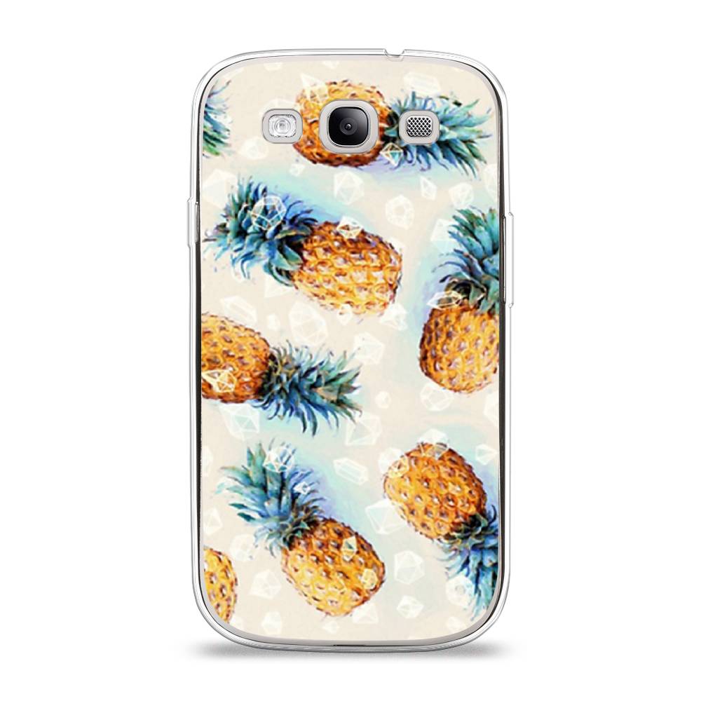 

Чехол Awog на Samsung Galaxy S3 / Самсунг S3 "Ананасы", Бежевый, 23750-3