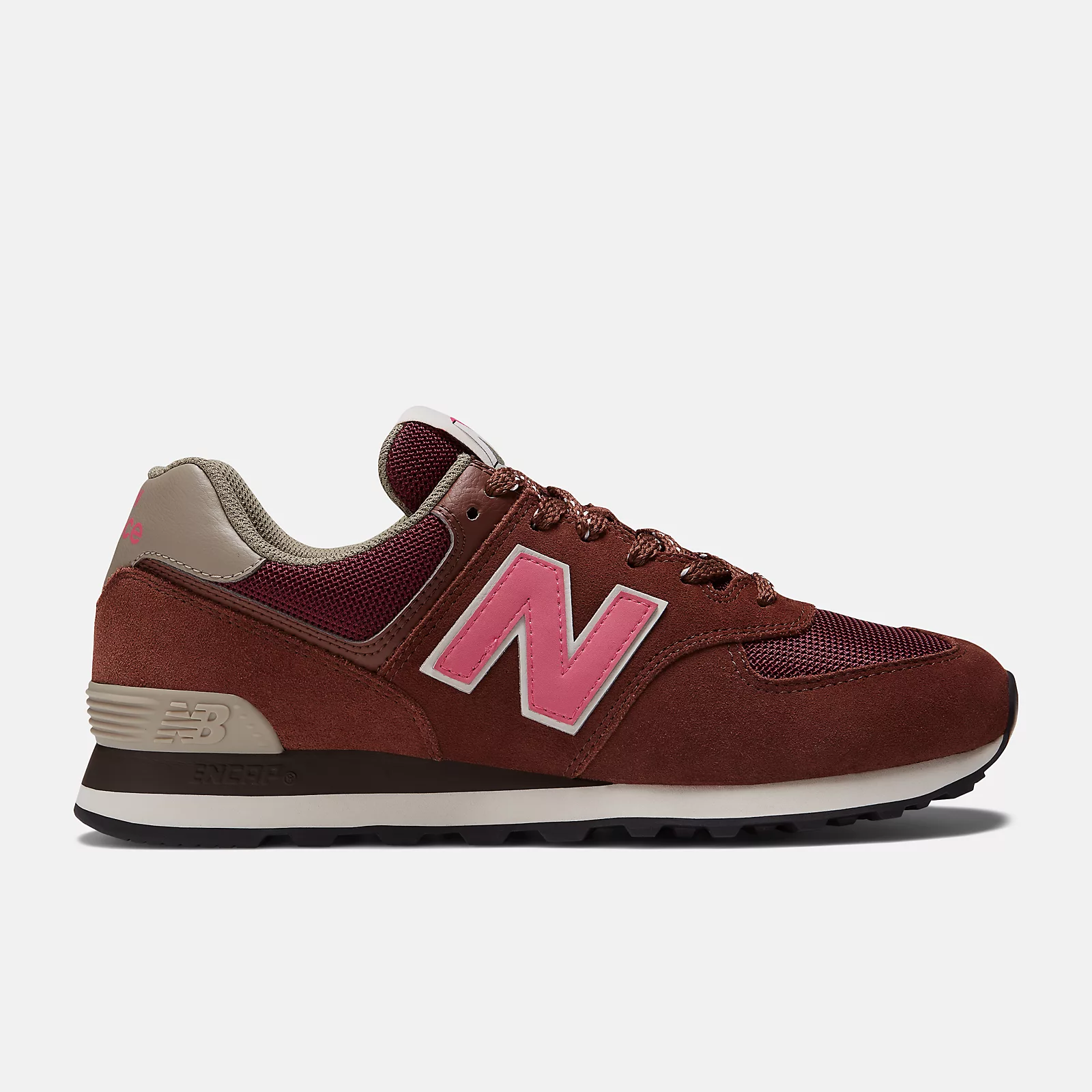 

Кроссовки унисекс New Balance U574GR2 бордовые 40.5 EU, Бордовый, U574GR2