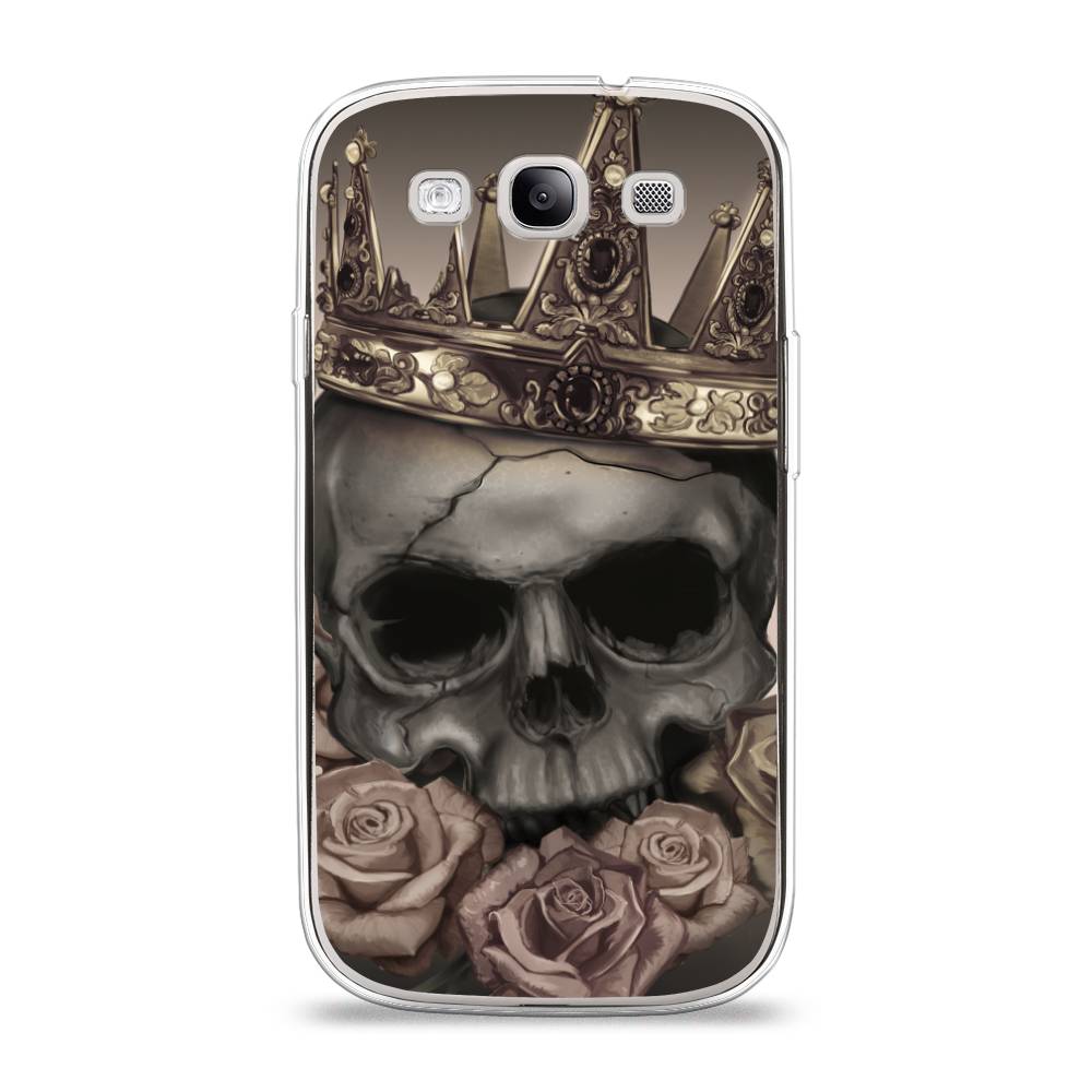 

Чехол Awog на Samsung Galaxy S3 / Самсунг S3 "Череп 22", Серый;черный;бежевый, 23750-9