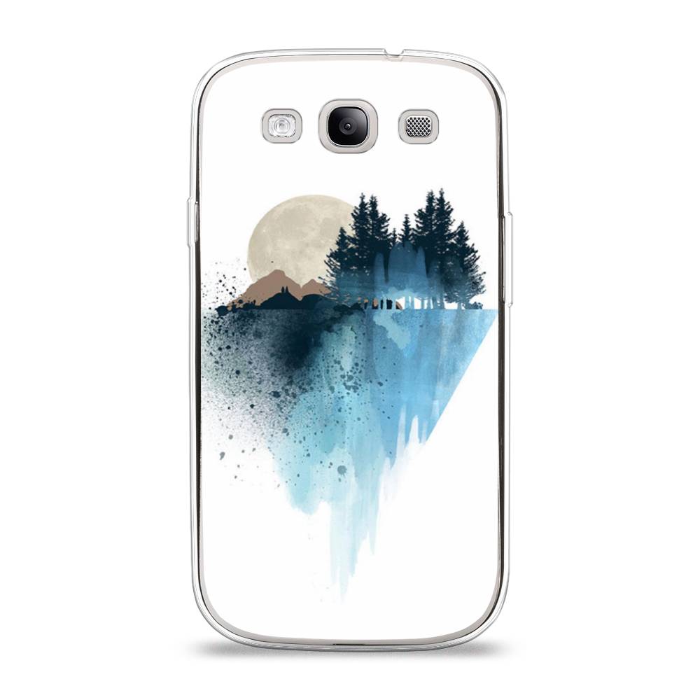 

Чехол Awog на Samsung Galaxy S3 / Самсунг S3 "Горы 5", Голубой, 23750-4