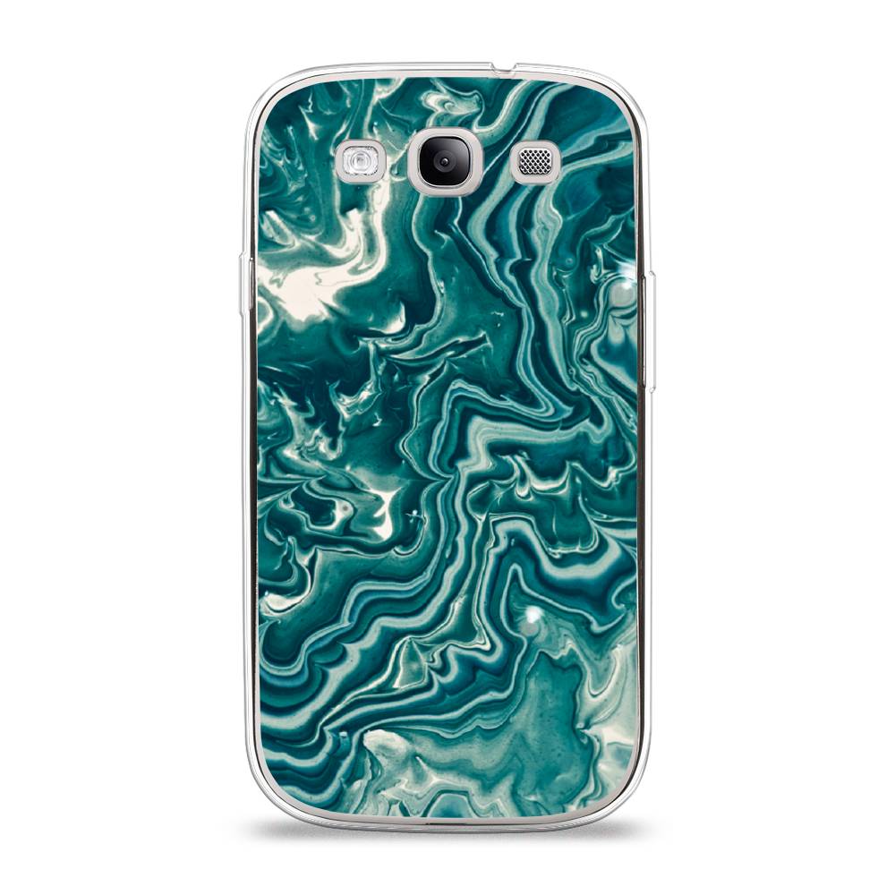 

Чехол Awog на Samsung Galaxy S3 / Самсунг S3 "Минералы 4", Голубой, 23750-3