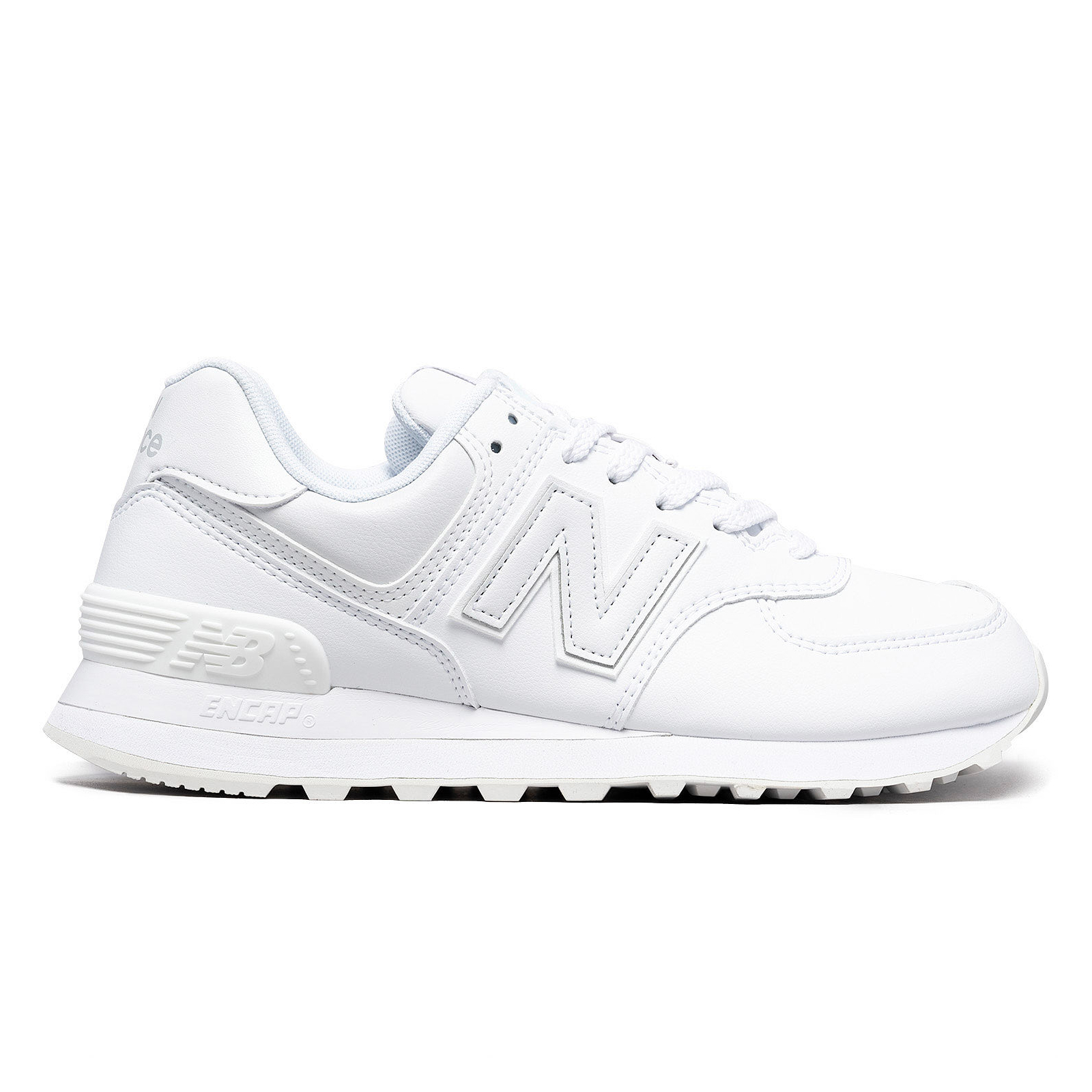 

Кроссовки унисекс New Balance Pure White ML574SNA белые 37 RU, Белый, ML574SNA
