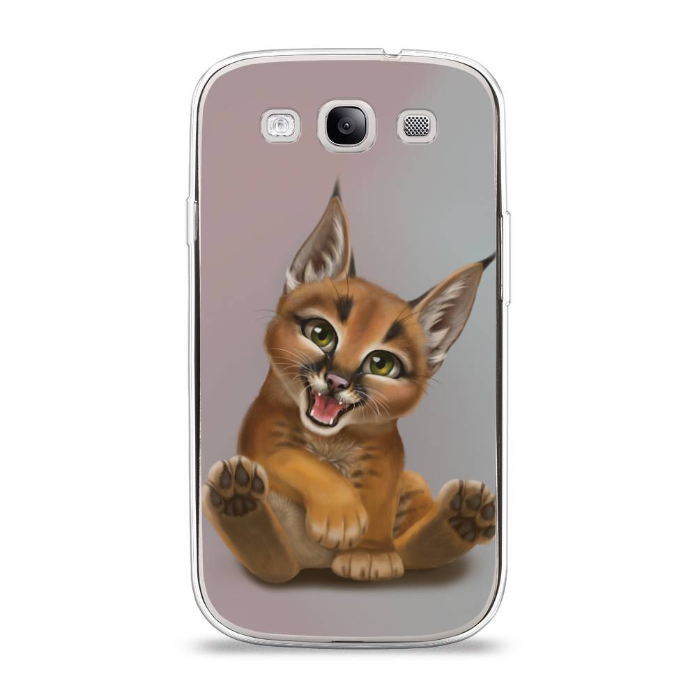 

Чехол Awog на Samsung Galaxy S3 / Самсунг S3 "Малыш рыси", Оранжевый;серый, 23750-1