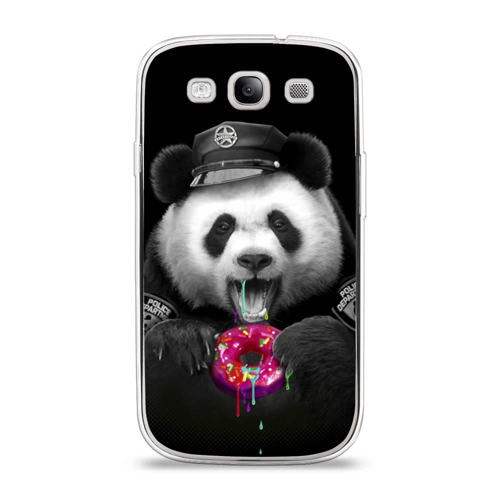 

Чехол Awog на Samsung Galaxy S3 / Самсунг S3 "Панда police", Черный;белый;розовый, 23750-2