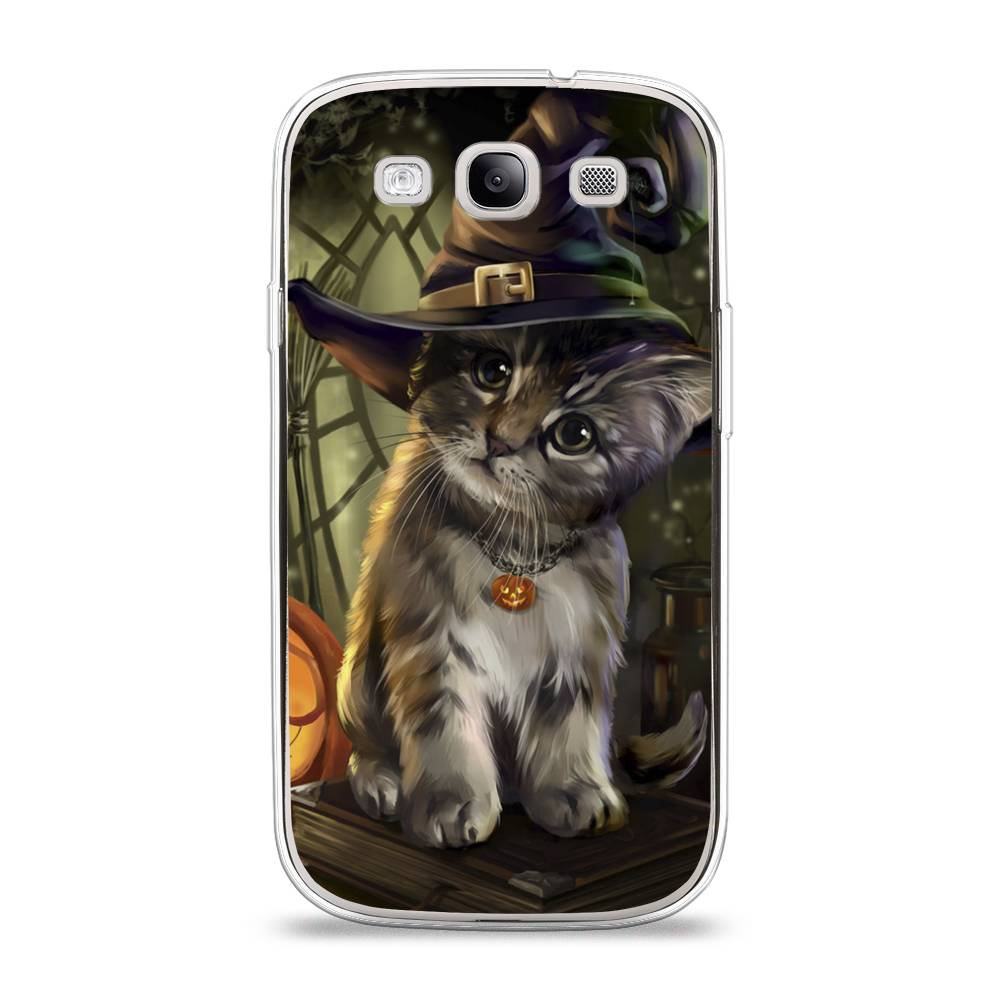 

Чехол Awog на Samsung Galaxy S3 / Самсунг S3 "Кот на Хэллоуин", Зеленый;серый, 23750-2