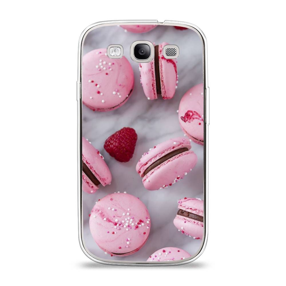 

Чехол Awog на Samsung Galaxy S3 / Самсунг S3 "Макарони с малиной", Серый;розовый, 23750-10