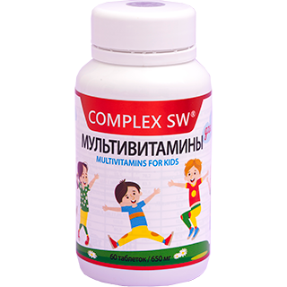 Купить Мультивитамины для детей Complex SW Оптисалт таблетки 60 шт.