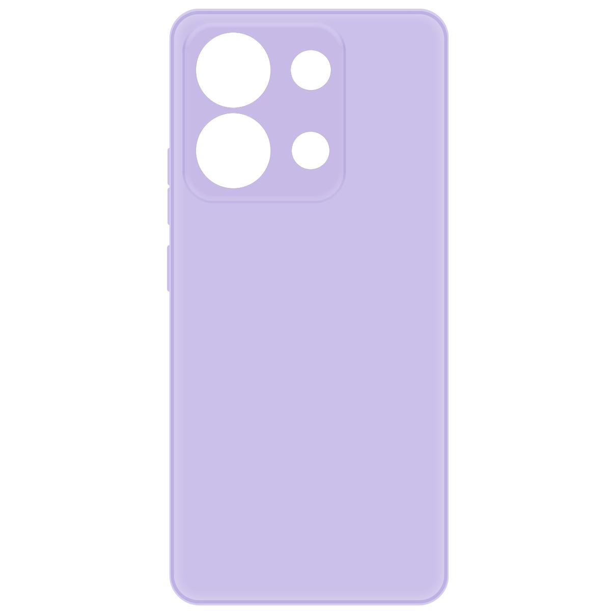 Чехол-накладка Krutoff Silicone Case для Xiaomi Redmi Note 13 4G лаванда