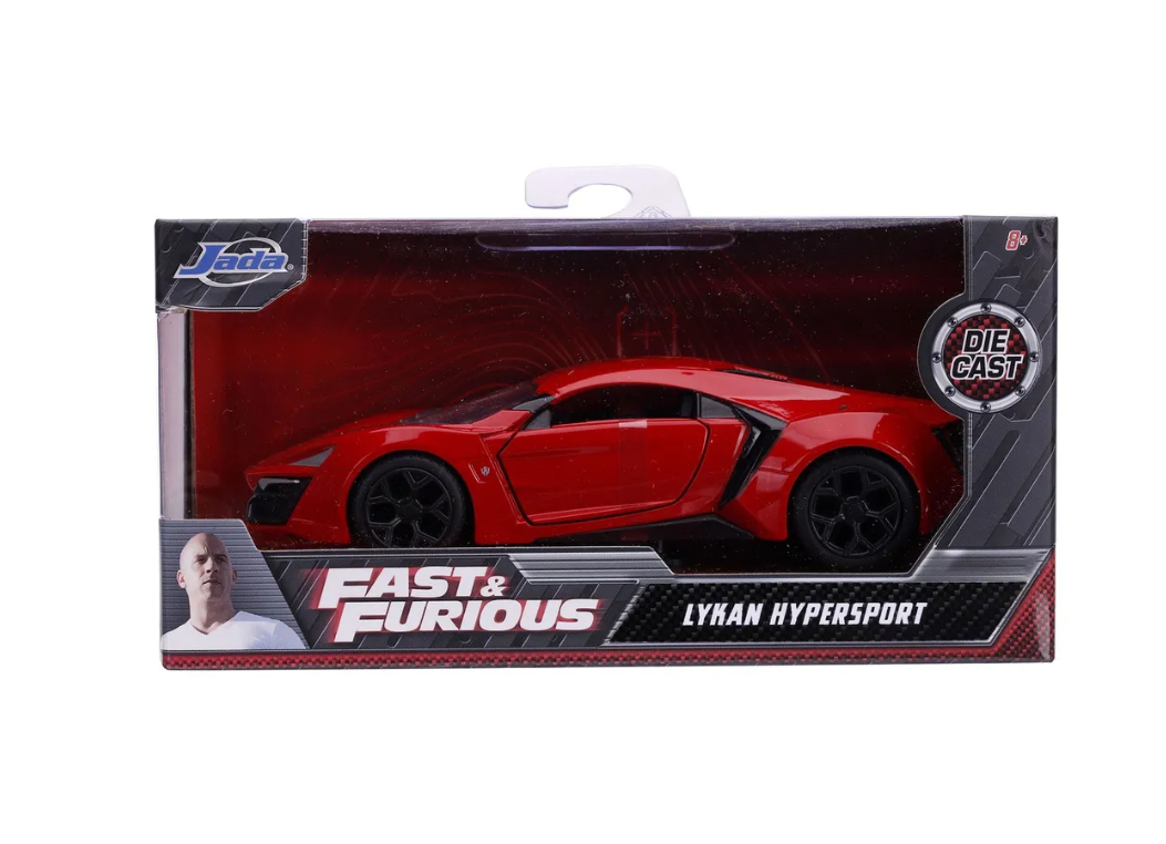 Машина игрушечная IQchina Jada Fast and Furious 1:24 Lykan Hypersport красный машина игрушечная iqchina jada fast and furious 1 24 lamborghini murcielago