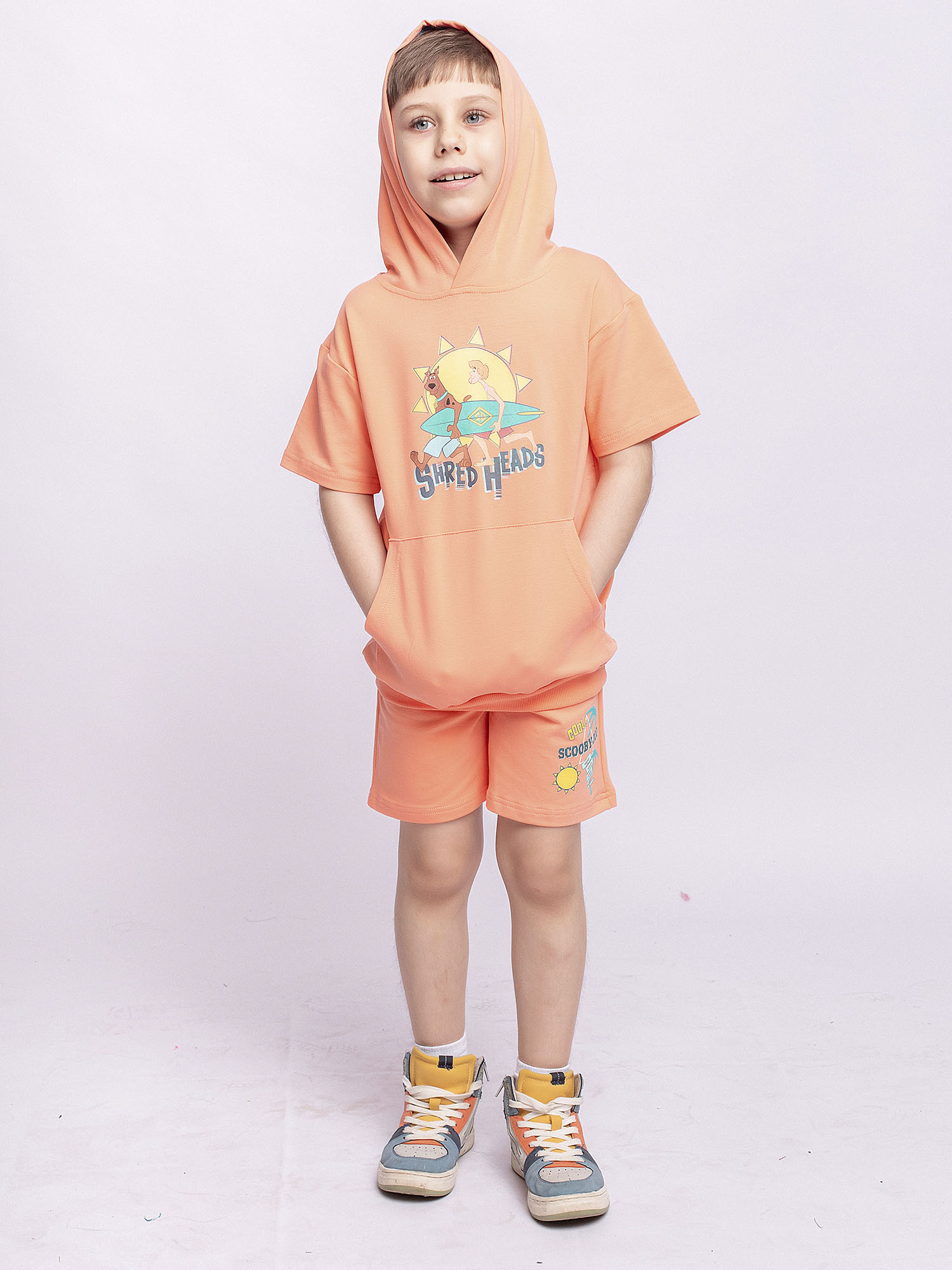Худи детское Batik 0015_ЛС22, оранжевый, 98