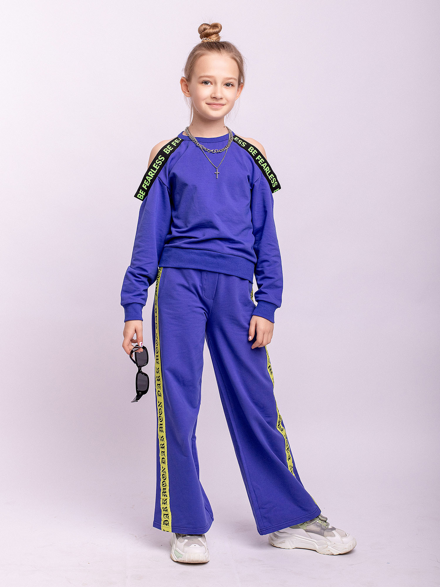 

Свитшот детский Batik 0048_ЛП22, фиолетовый, 152, 0048_ЛП22