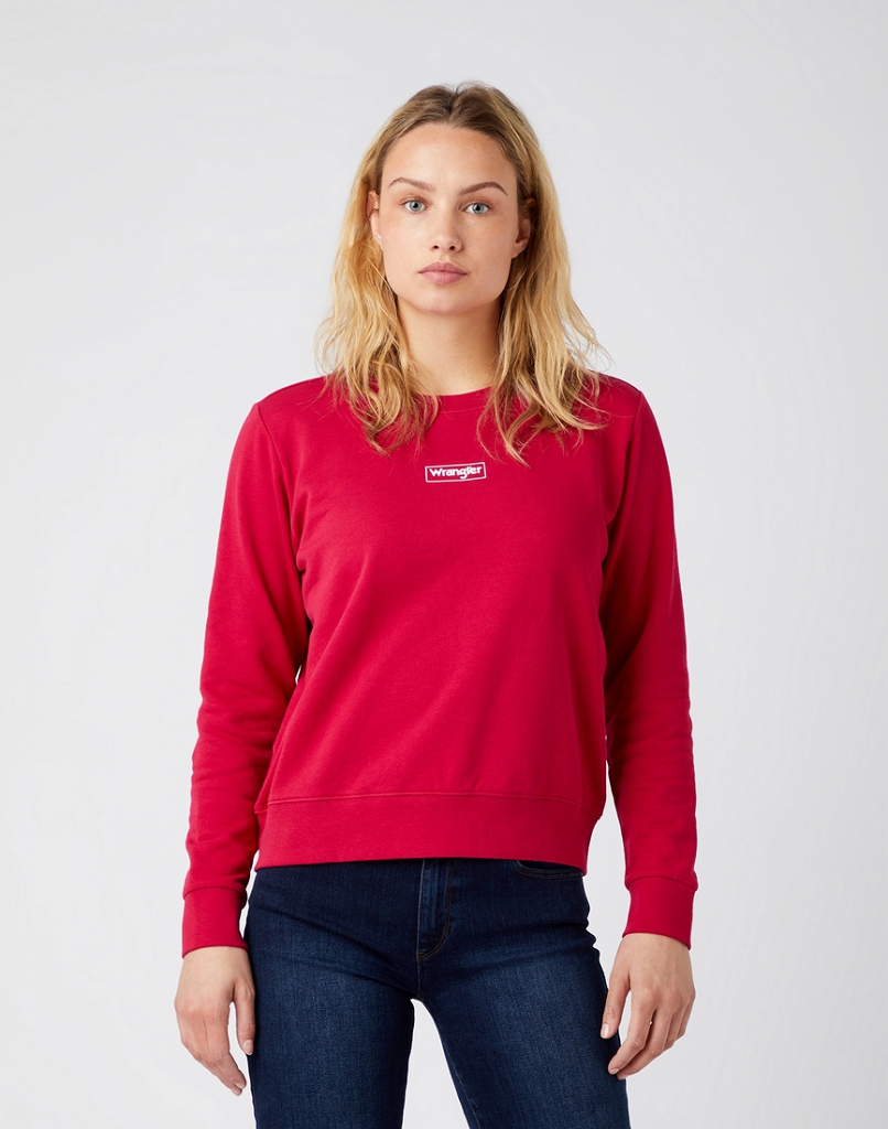 

Свитшот женский Wrangler W6Z0HYR09 красный L, W6Z0HYR09