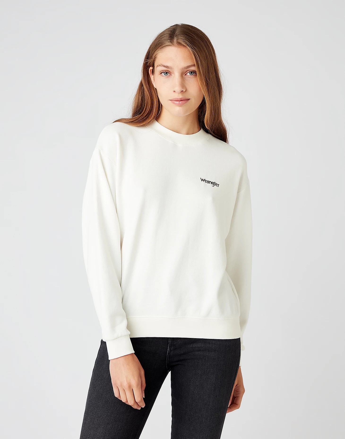 

Свитшот женский Wrangler W6N0HAW03 белый M, W6N0HAW03