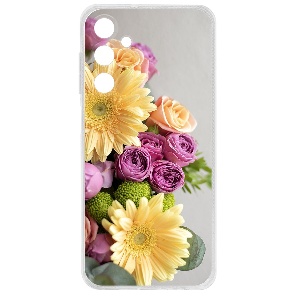 

Чехол-накладка Krutoff Clear Case Букет для Samsung Galaxy A25 5G (A256), Прозрачный