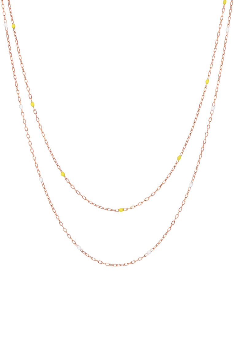 

Ожерелье из серебра 40 см Kari Jewelry Ср925П-879904040Э22, эмаль, Ср925П-879904040Э22