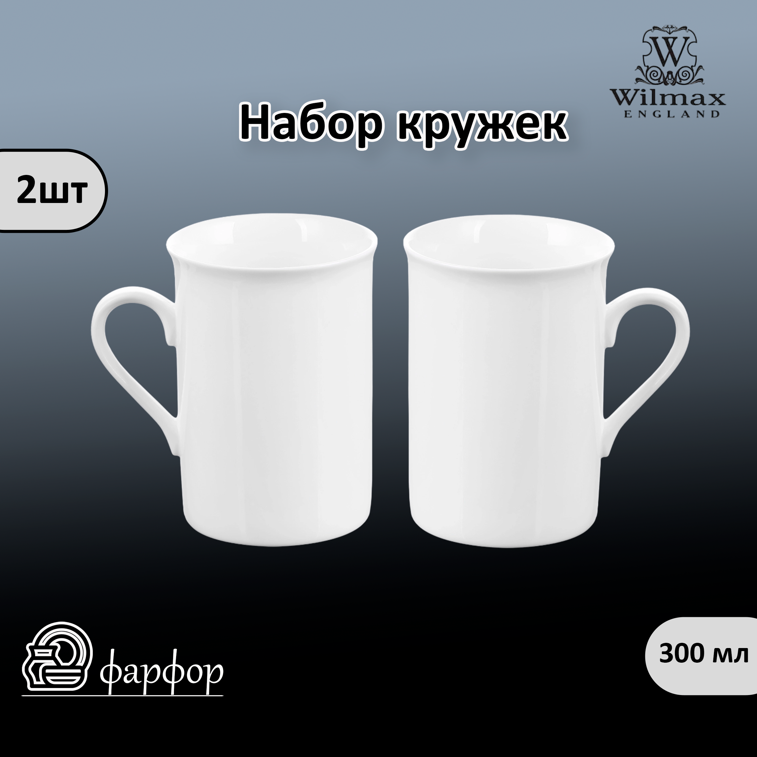

Набор кружек Wilmax 300 мл 2шт WL-993013 / A/2