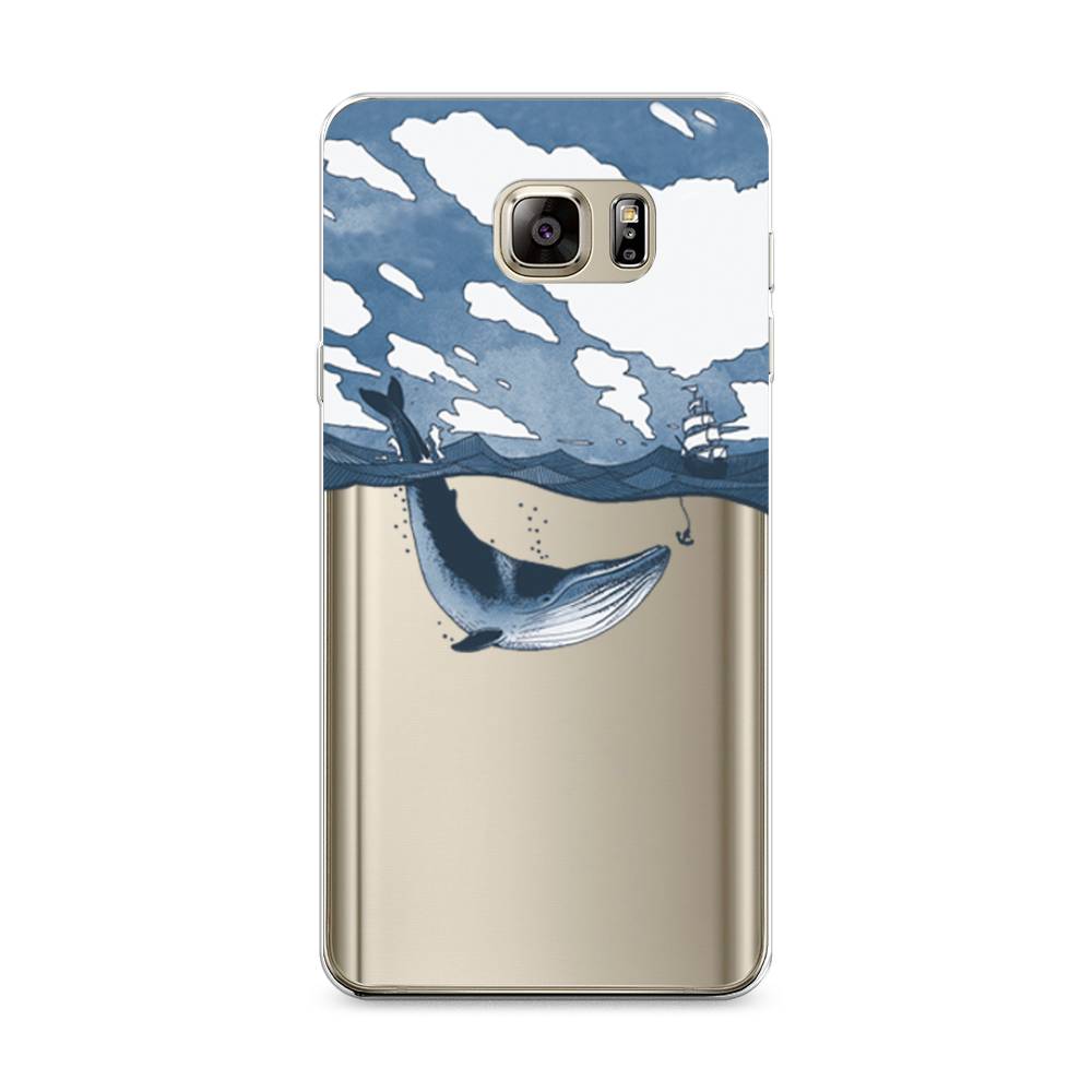

Чехол на Samsung Galaxy Note 5 "Большой кит", Синий, 23550-1