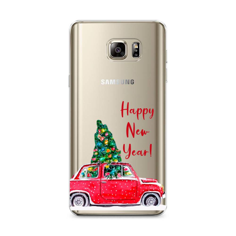 

Чехол на Samsung Galaxy Note 5 "Happy New Year", Красный;зеленый, 23550-5