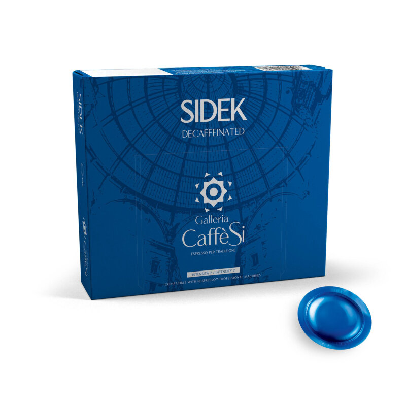 

Кофе в капсулах Galleria CaffeSi Sidec мол,декофеин (Nespresso Pro),50шт/уп