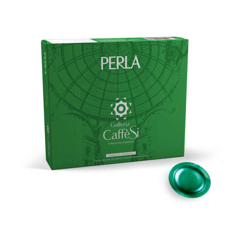 Кофе в капсулах Galleria CaffeSi Perla мол. (Nespresso Pro), 50шт/уп