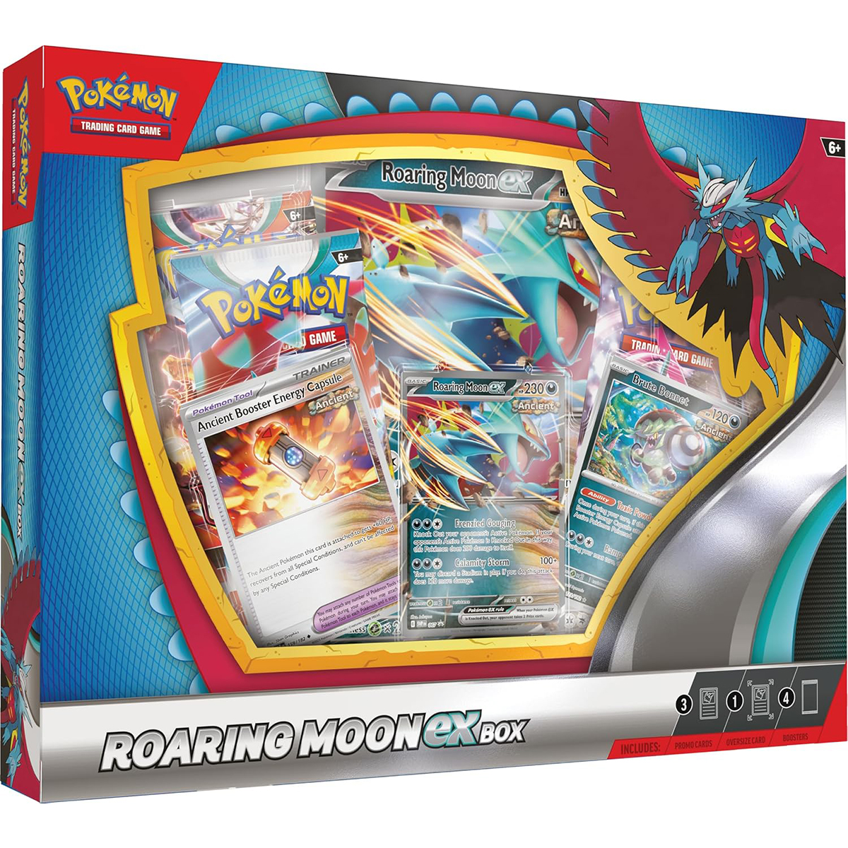 

Настольная игра Nintendo Pokemon TCG: EX Box Roaring Moon Покемон Scarlet & Violet англ, TCG