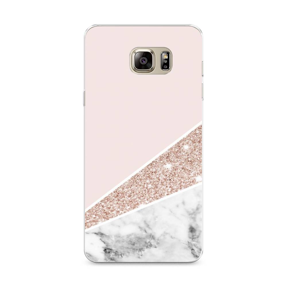 

Чехол на Samsung Galaxy Note 5 "Блестящий розовый мрамор", 23550-3