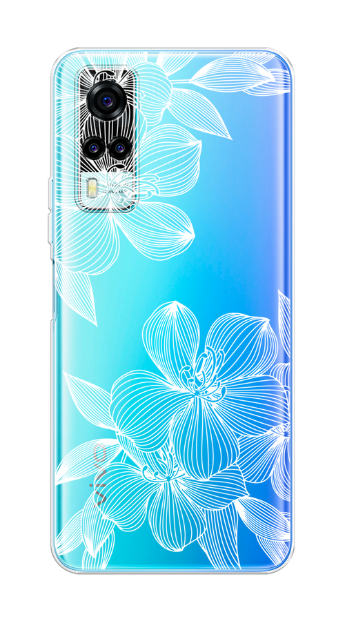 

Чехол на Vivo Y31/Y53s 4G "Крокус", Белый;прозрачный, 264950-1