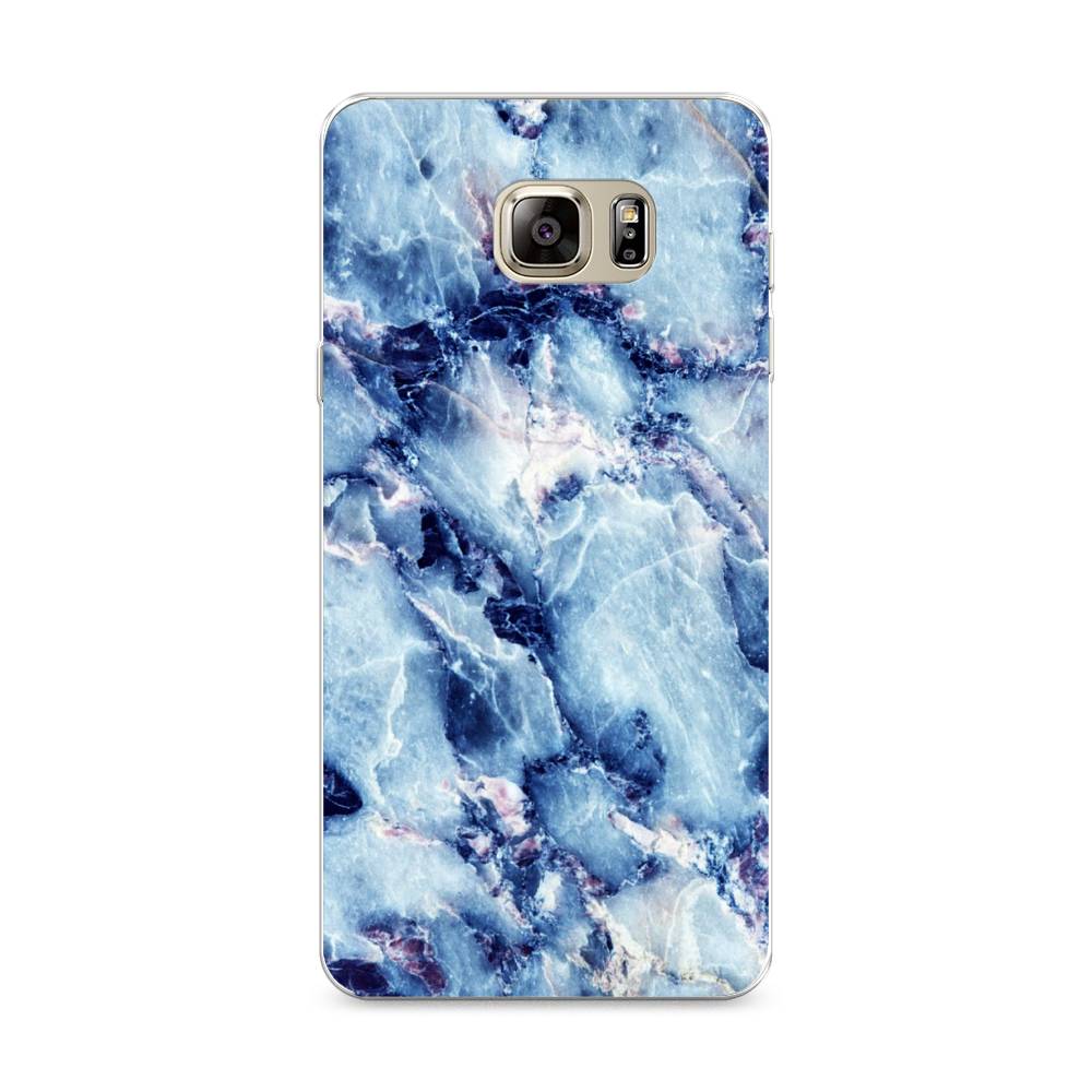 

Чехол на Samsung Galaxy Note 5 "Мрамор с синими прожилками", Синий, 23550-3